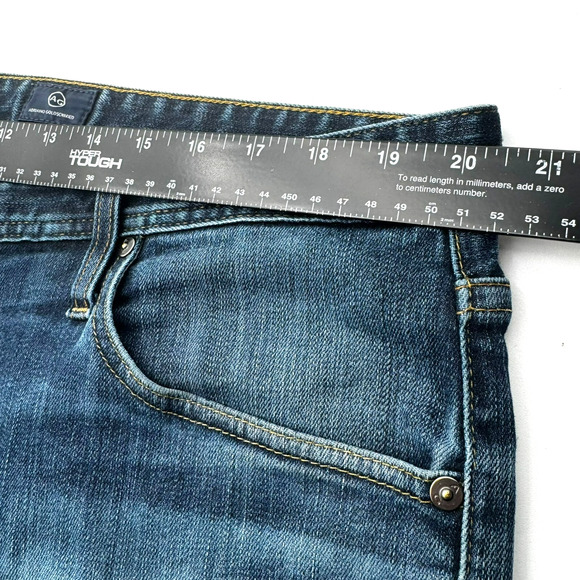 ADRIANO GOLDSCHMIED Men's 40x32 Graduate Tailored Leg Dark Wash‎ Blue Jeans AG - Picture 9 of 11